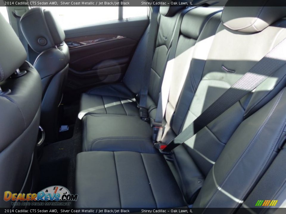 2014 Cadillac CTS Sedan AWD Silver Coast Metallic / Jet Black/Jet Black Photo #10