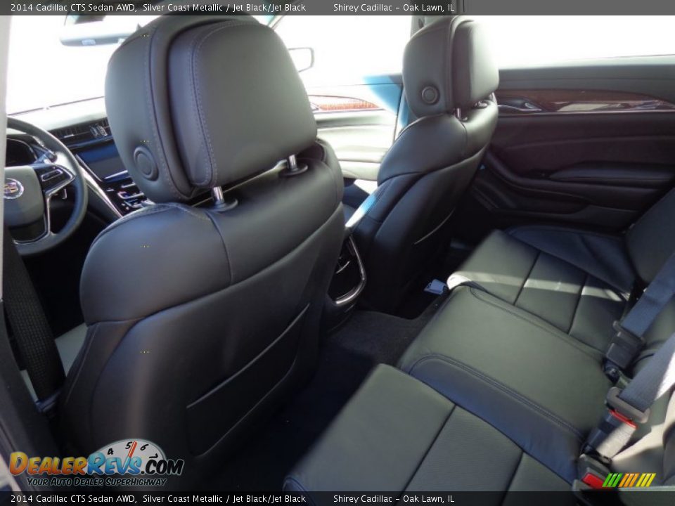 2014 Cadillac CTS Sedan AWD Silver Coast Metallic / Jet Black/Jet Black Photo #11