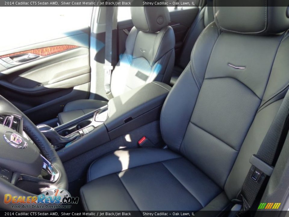 2014 Cadillac CTS Sedan AWD Silver Coast Metallic / Jet Black/Jet Black Photo #13