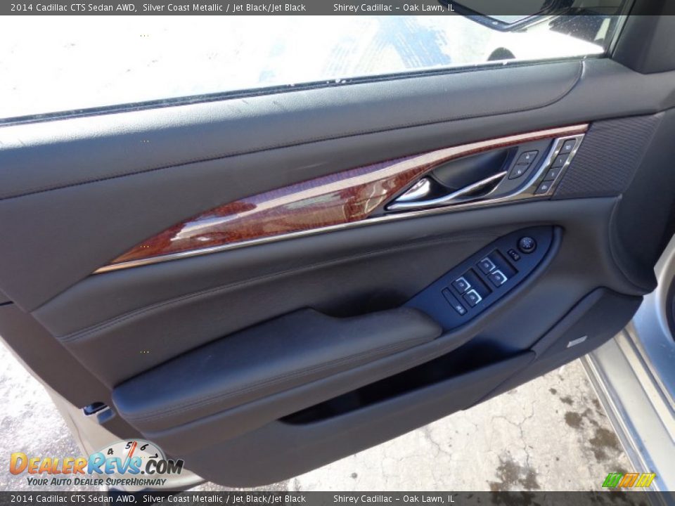 2014 Cadillac CTS Sedan AWD Silver Coast Metallic / Jet Black/Jet Black Photo #15