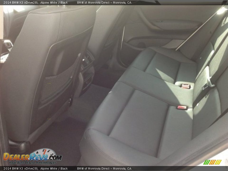 2014 BMW X3 xDrive28i Alpine White / Black Photo #5