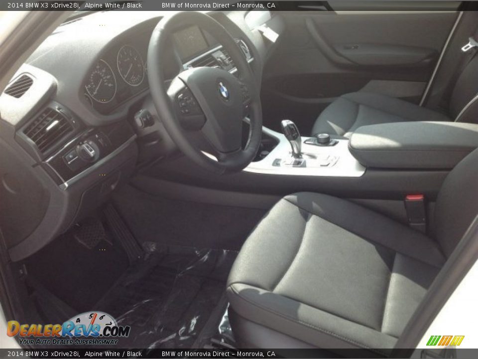2014 BMW X3 xDrive28i Alpine White / Black Photo #6