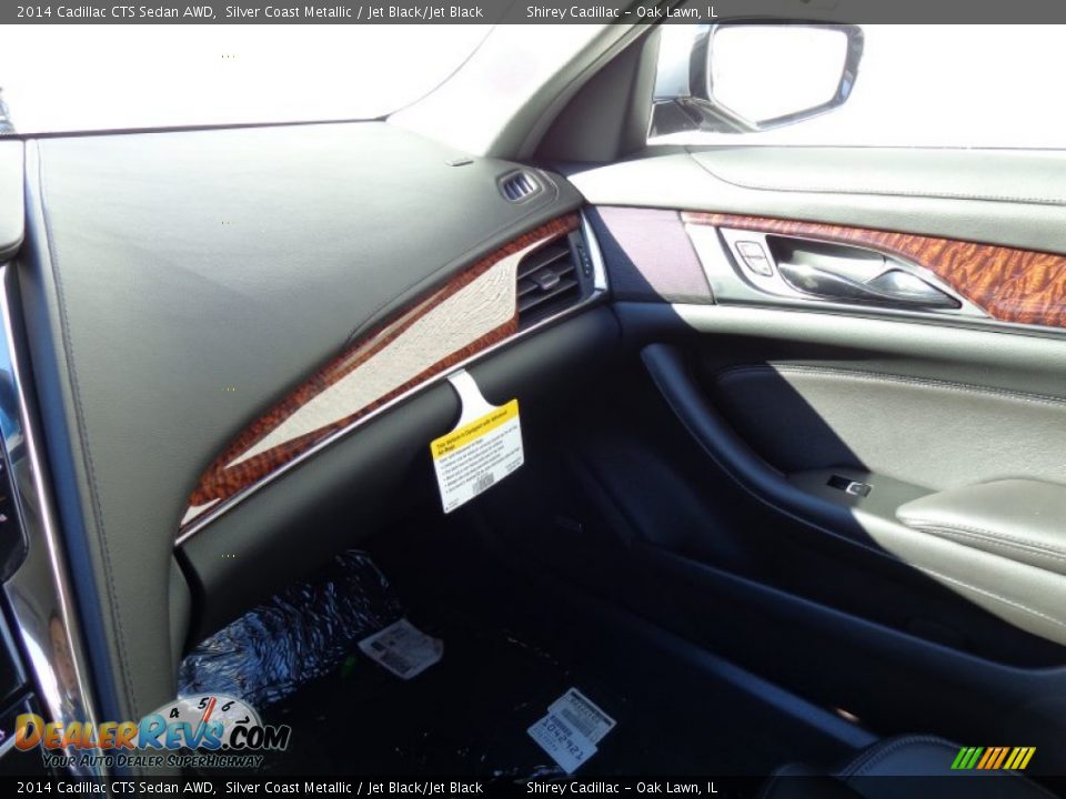 2014 Cadillac CTS Sedan AWD Silver Coast Metallic / Jet Black/Jet Black Photo #19
