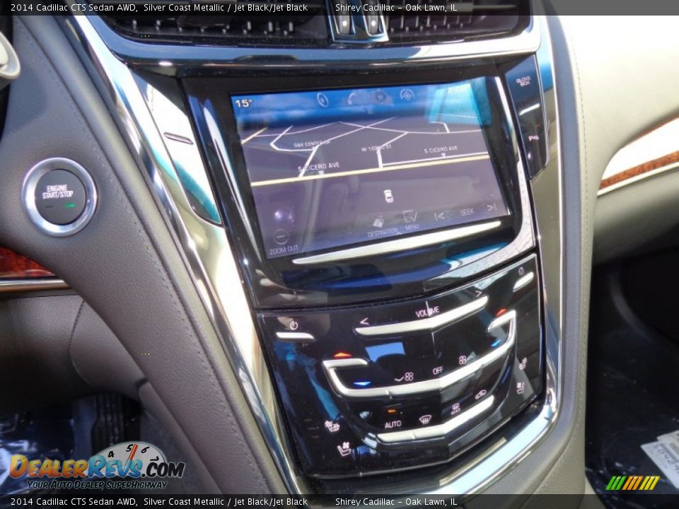 2014 Cadillac CTS Sedan AWD Silver Coast Metallic / Jet Black/Jet Black Photo #20