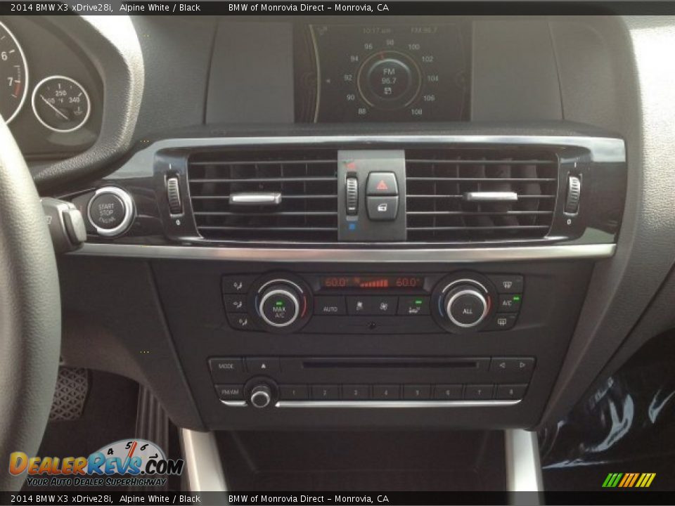 2014 BMW X3 xDrive28i Alpine White / Black Photo #8