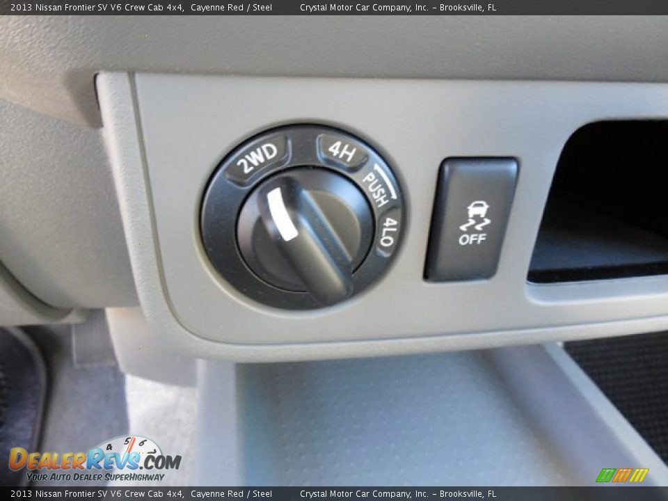2013 Nissan Frontier SV V6 Crew Cab 4x4 Cayenne Red / Steel Photo #20