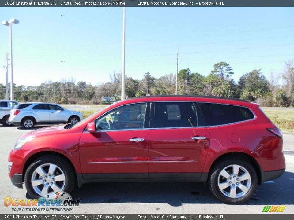 2014 Chevrolet Traverse LTZ Crystal Red Tintcoat / Ebony/Mojave Photo #2