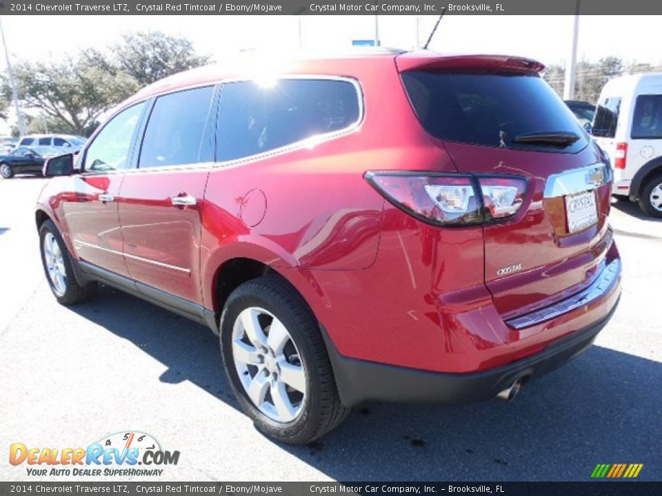 2014 Chevrolet Traverse LTZ Crystal Red Tintcoat / Ebony/Mojave Photo #3