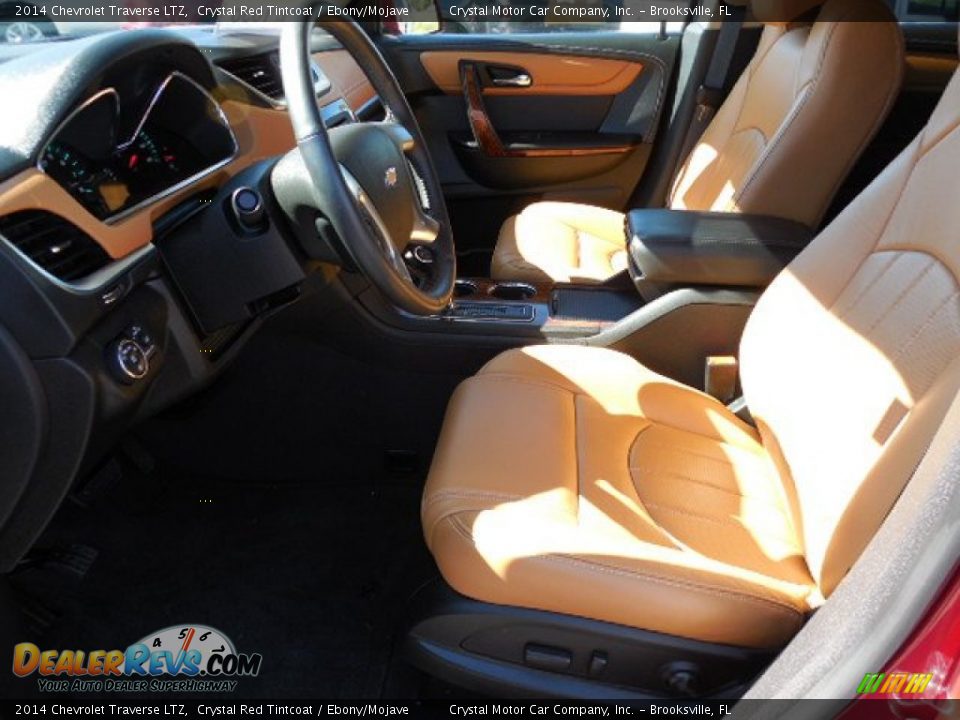 2014 Chevrolet Traverse LTZ Crystal Red Tintcoat / Ebony/Mojave Photo #4