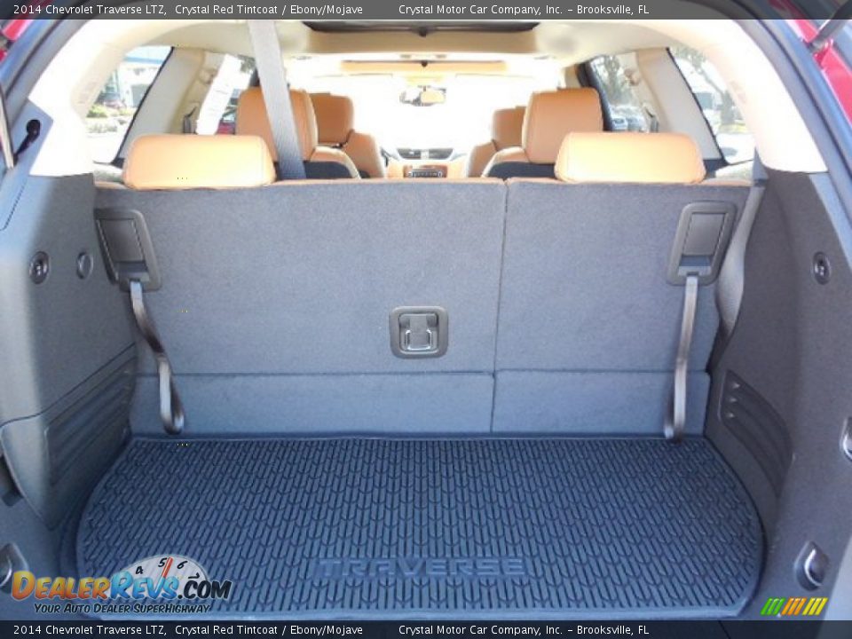 2014 Chevrolet Traverse LTZ Crystal Red Tintcoat / Ebony/Mojave Photo #8