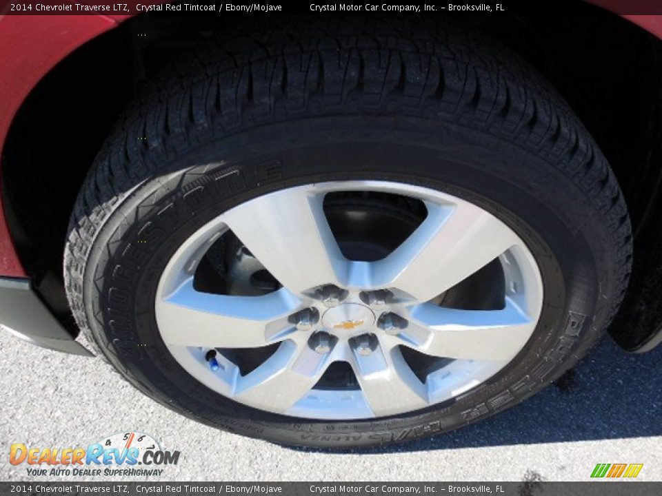 2014 Chevrolet Traverse LTZ Crystal Red Tintcoat / Ebony/Mojave Photo #16