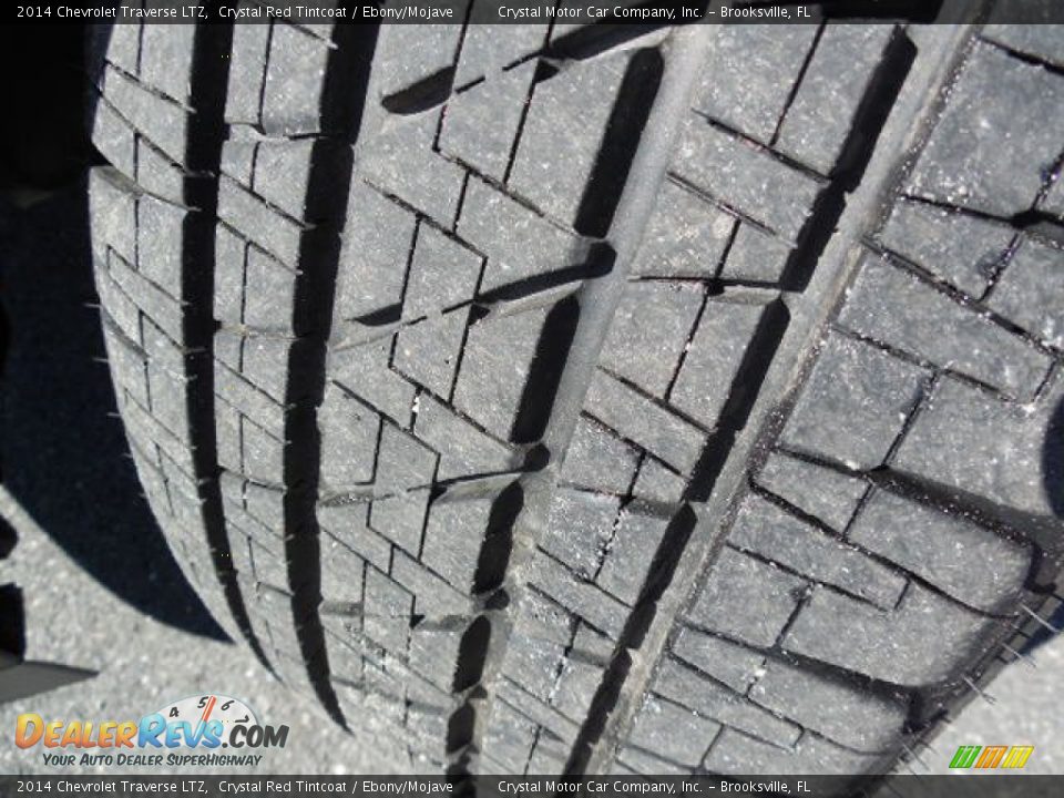 2014 Chevrolet Traverse LTZ Crystal Red Tintcoat / Ebony/Mojave Photo #17