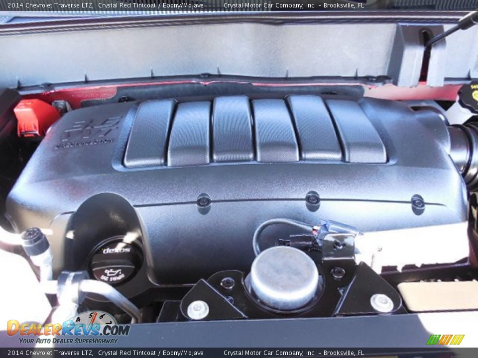 2014 Chevrolet Traverse LTZ Crystal Red Tintcoat / Ebony/Mojave Photo #18