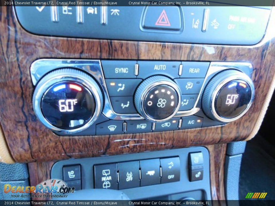 2014 Chevrolet Traverse LTZ Crystal Red Tintcoat / Ebony/Mojave Photo #22