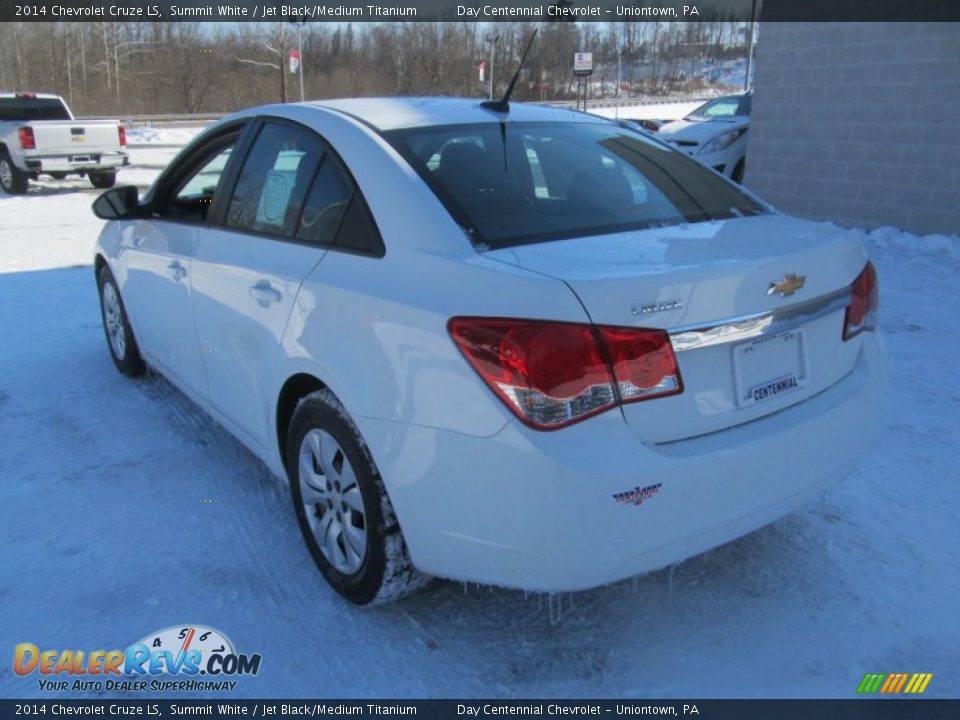2014 Chevrolet Cruze LS Summit White / Jet Black/Medium Titanium Photo #3