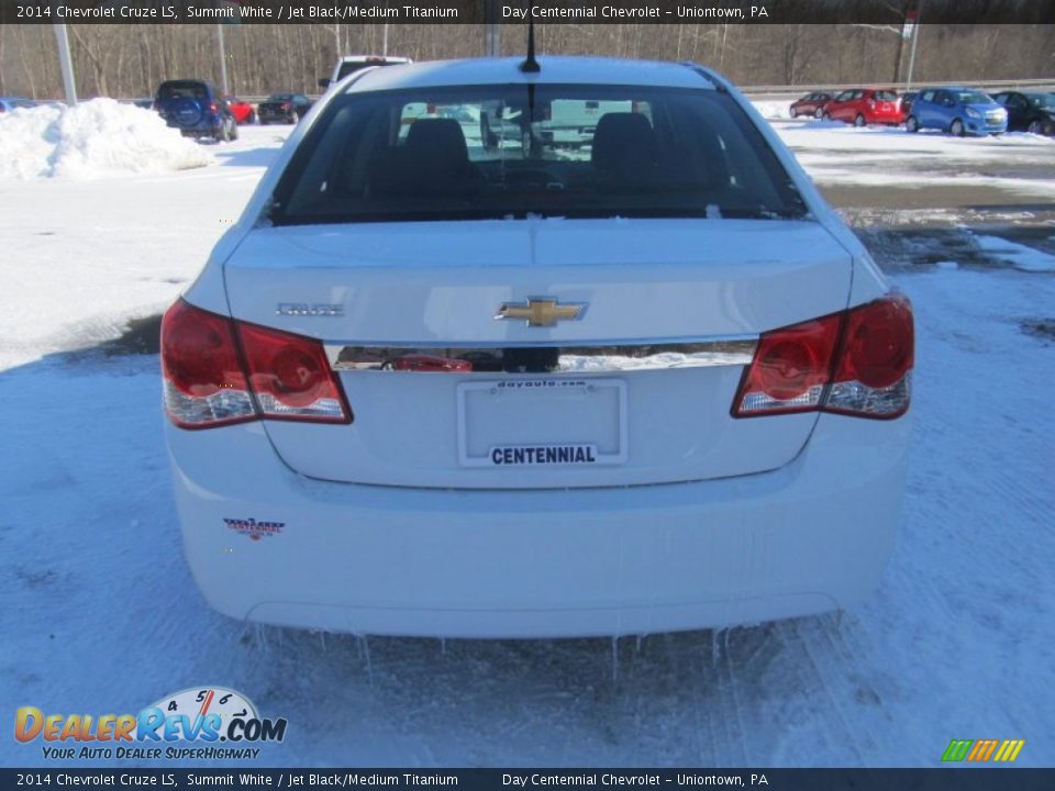 2014 Chevrolet Cruze LS Summit White / Jet Black/Medium Titanium Photo #4