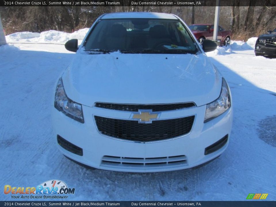 2014 Chevrolet Cruze LS Summit White / Jet Black/Medium Titanium Photo #8