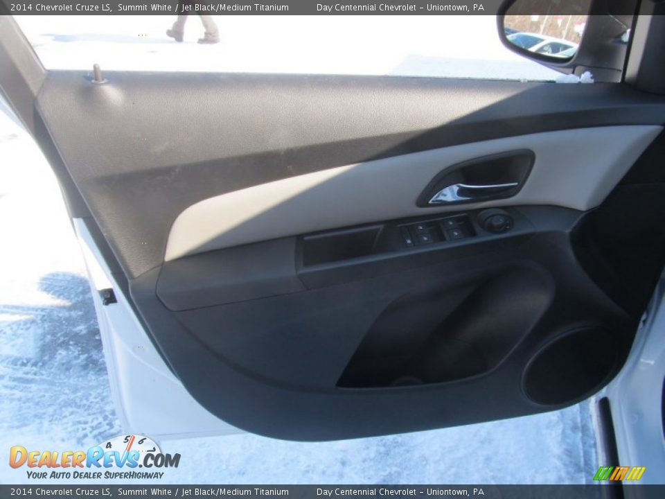 2014 Chevrolet Cruze LS Summit White / Jet Black/Medium Titanium Photo #10