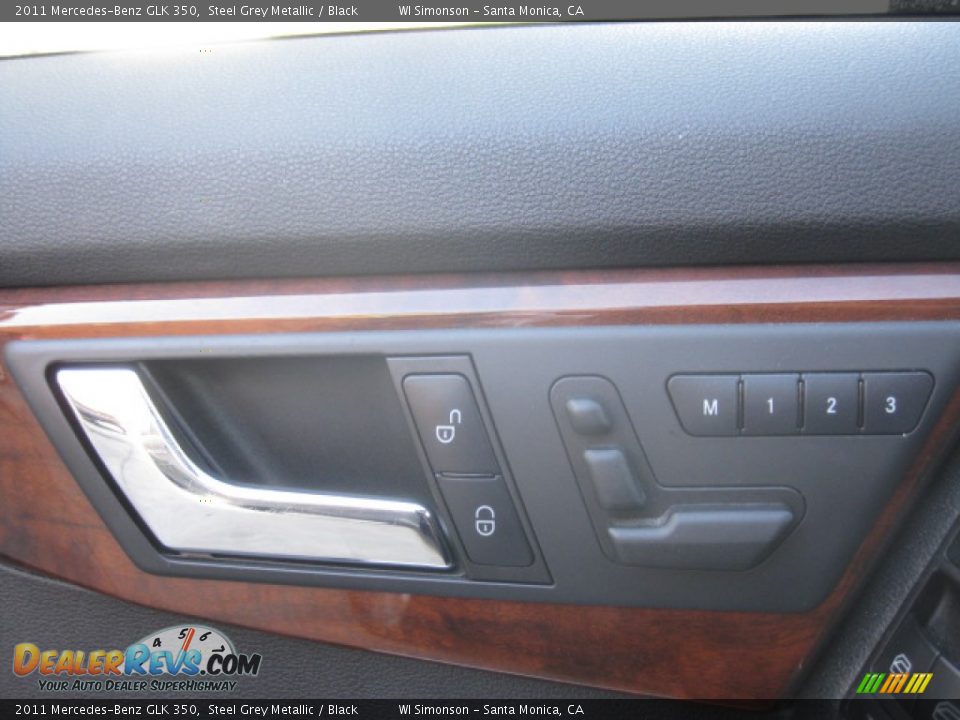 2011 Mercedes-Benz GLK 350 Steel Grey Metallic / Black Photo #7