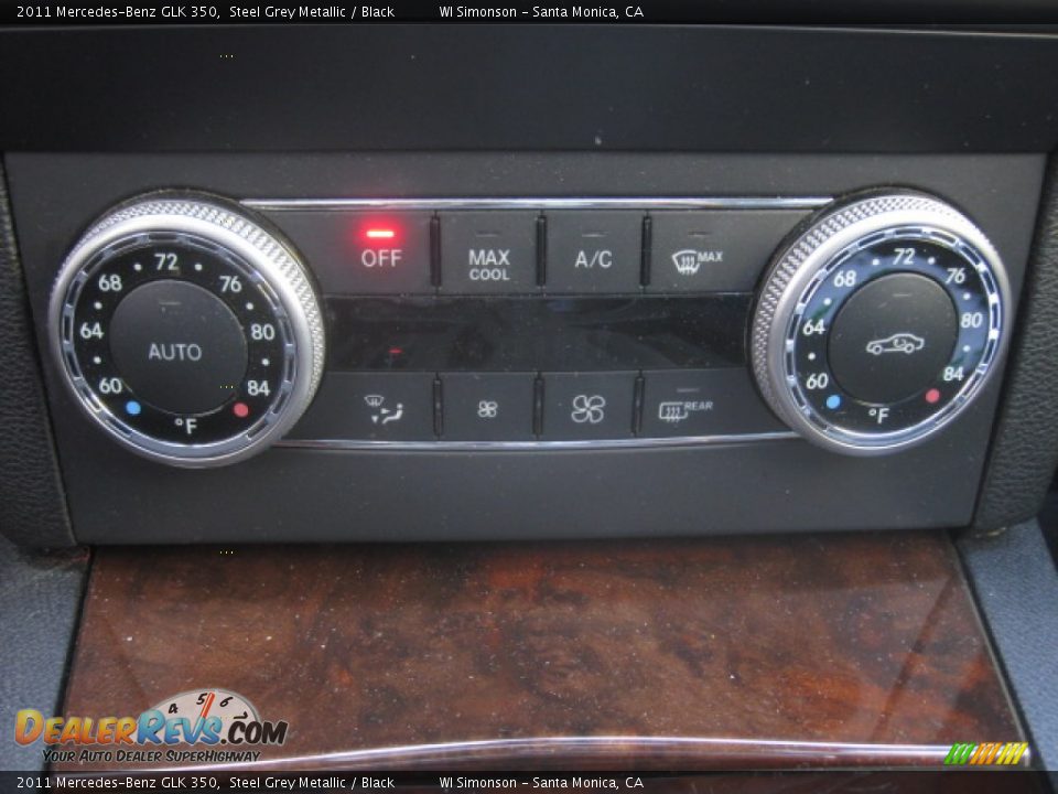 2011 Mercedes-Benz GLK 350 Steel Grey Metallic / Black Photo #12