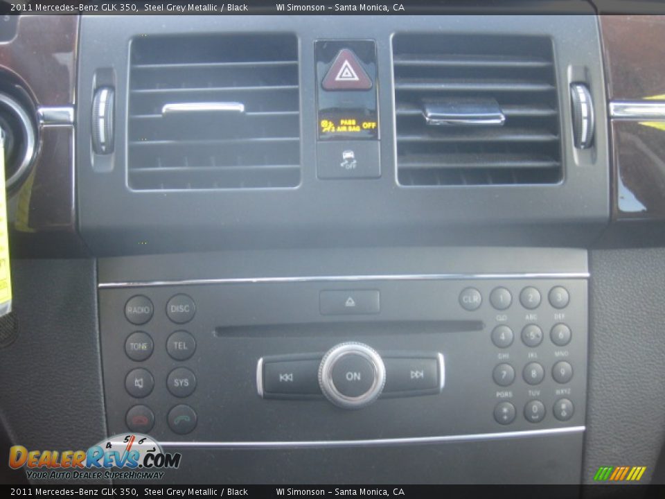 2011 Mercedes-Benz GLK 350 Steel Grey Metallic / Black Photo #13