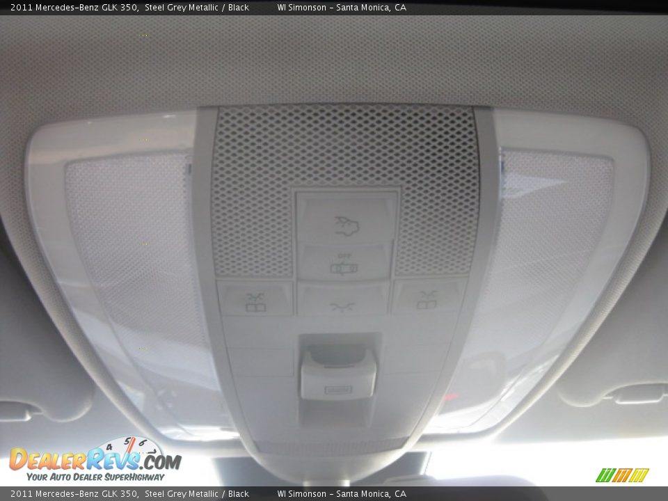 2011 Mercedes-Benz GLK 350 Steel Grey Metallic / Black Photo #15