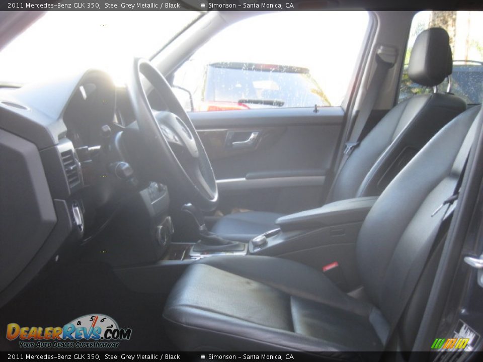 2011 Mercedes-Benz GLK 350 Steel Grey Metallic / Black Photo #16