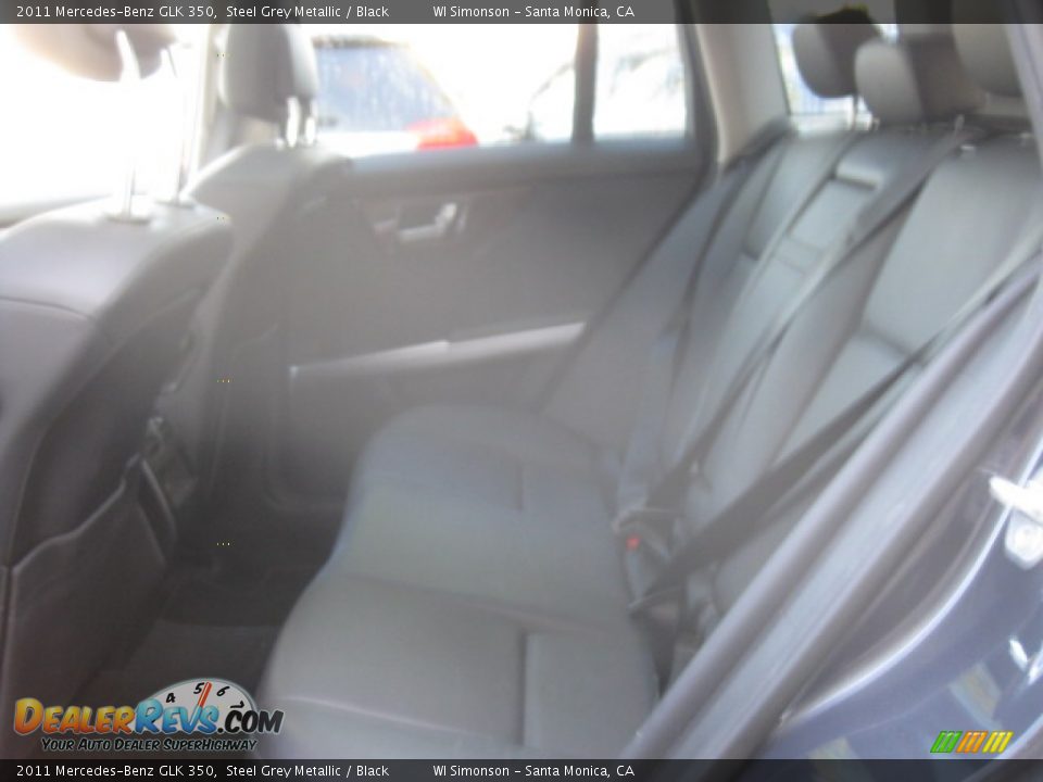 2011 Mercedes-Benz GLK 350 Steel Grey Metallic / Black Photo #17
