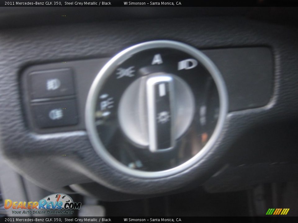 2011 Mercedes-Benz GLK 350 Steel Grey Metallic / Black Photo #19