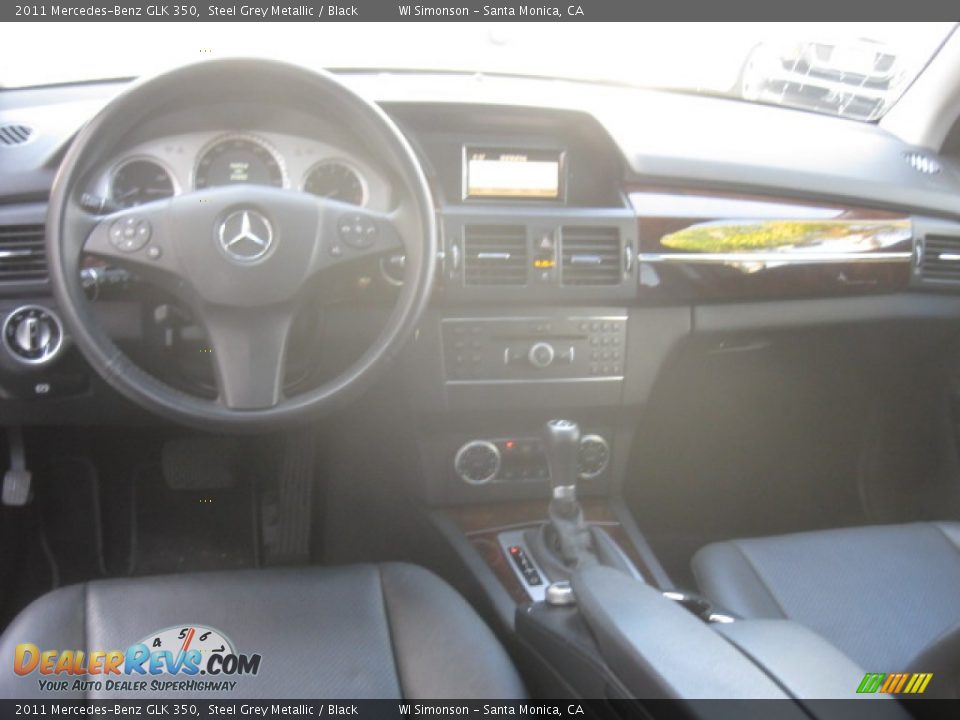 2011 Mercedes-Benz GLK 350 Steel Grey Metallic / Black Photo #20