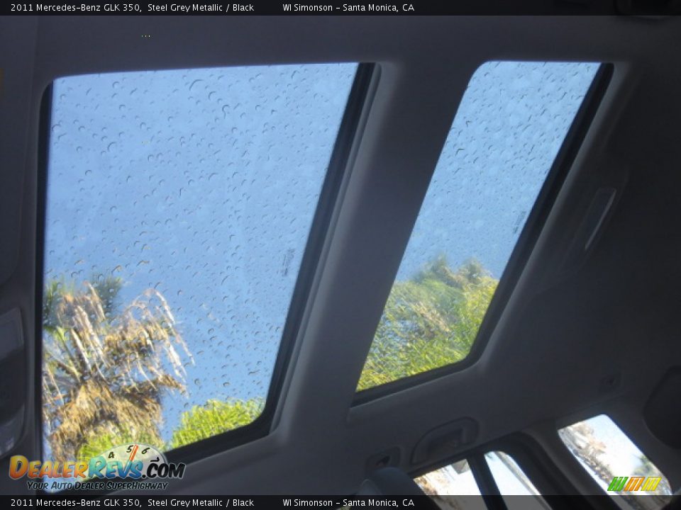 2011 Mercedes-Benz GLK 350 Steel Grey Metallic / Black Photo #21