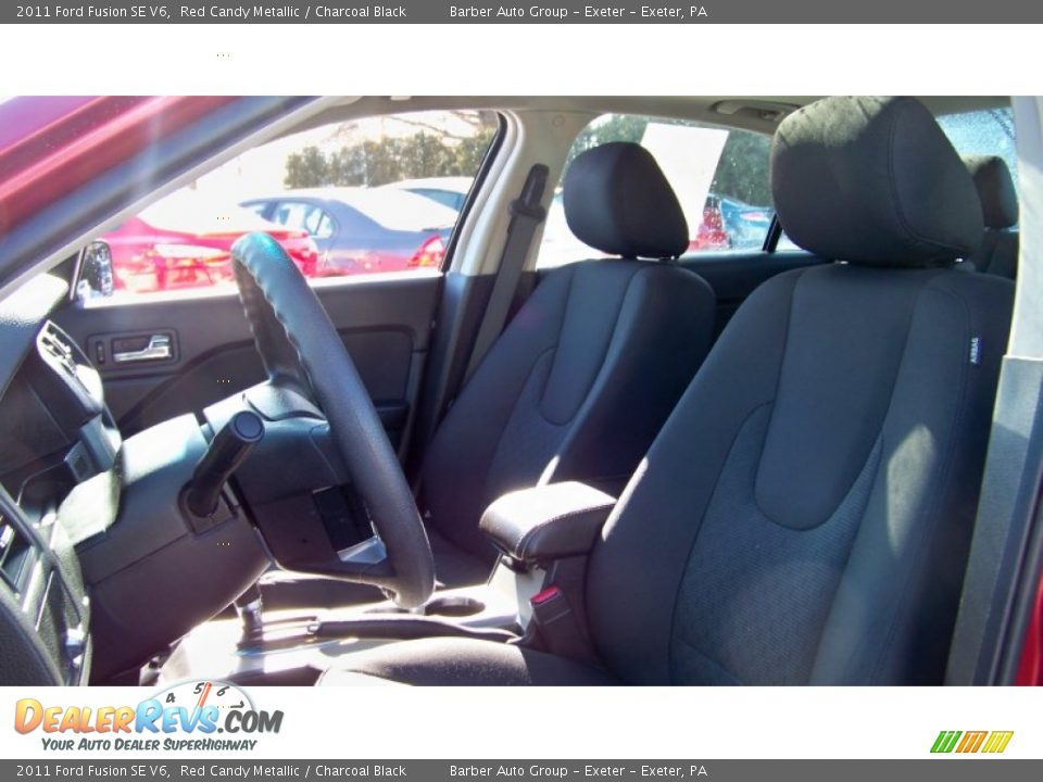 2011 Ford Fusion SE V6 Red Candy Metallic / Charcoal Black Photo #12