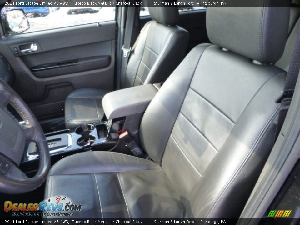 2011 Ford Escape Limited V6 4WD Tuxedo Black Metallic / Charcoal Black Photo #8