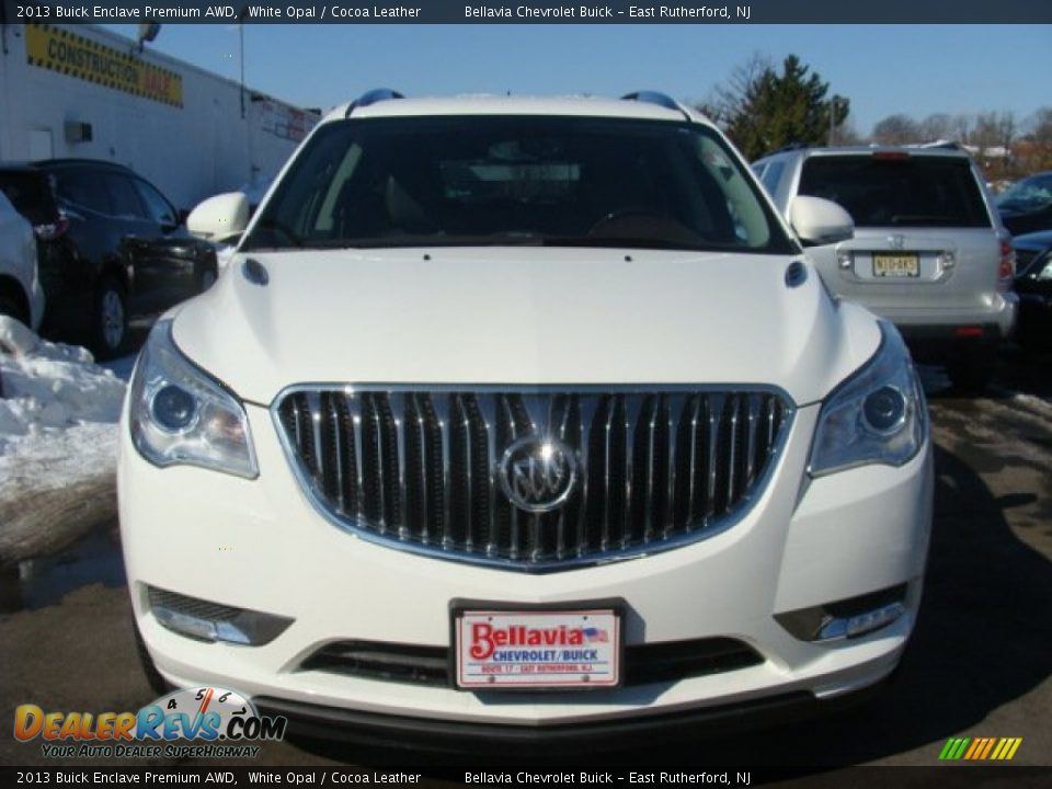 2013 Buick Enclave Premium AWD White Opal / Cocoa Leather Photo #2