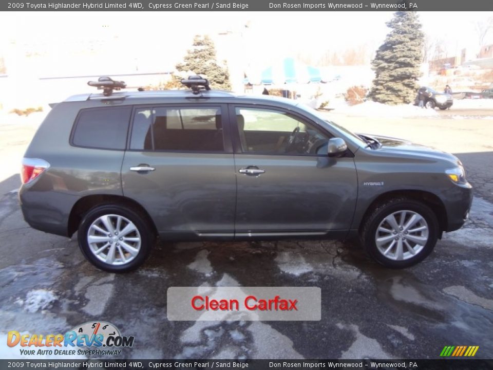 2009 Toyota Highlander Hybrid Limited 4WD Cypress Green Pearl / Sand Beige Photo #2