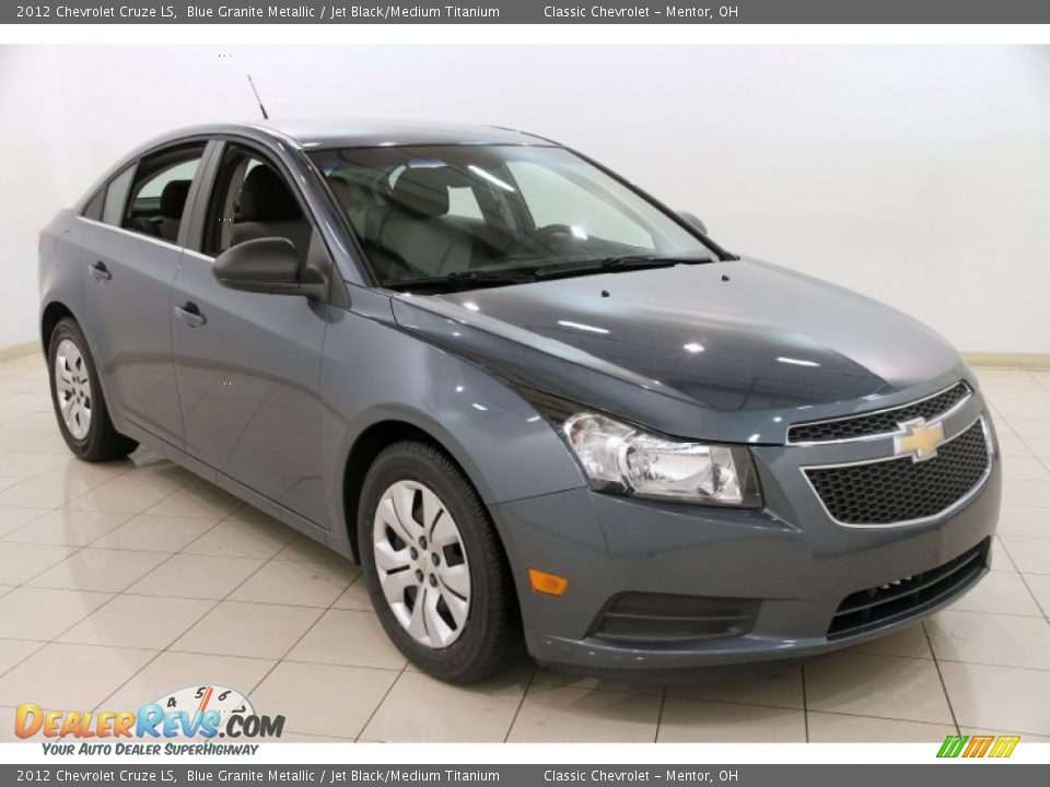 2012 Chevrolet Cruze LS Blue Granite Metallic / Jet Black/Medium Titanium Photo #1
