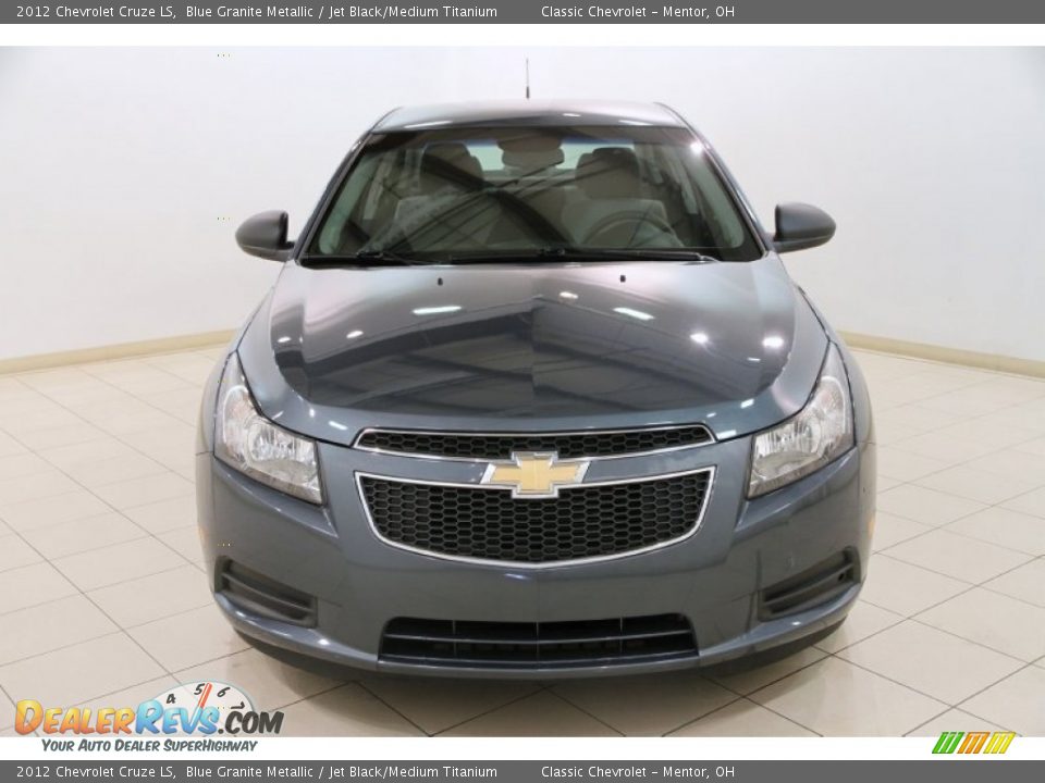 2012 Chevrolet Cruze LS Blue Granite Metallic / Jet Black/Medium Titanium Photo #2