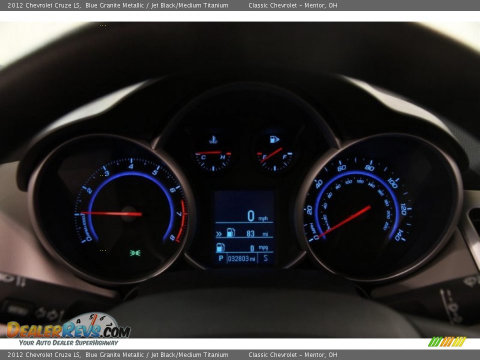 2012 Chevrolet Cruze LS Blue Granite Metallic / Jet Black/Medium Titanium Photo #7