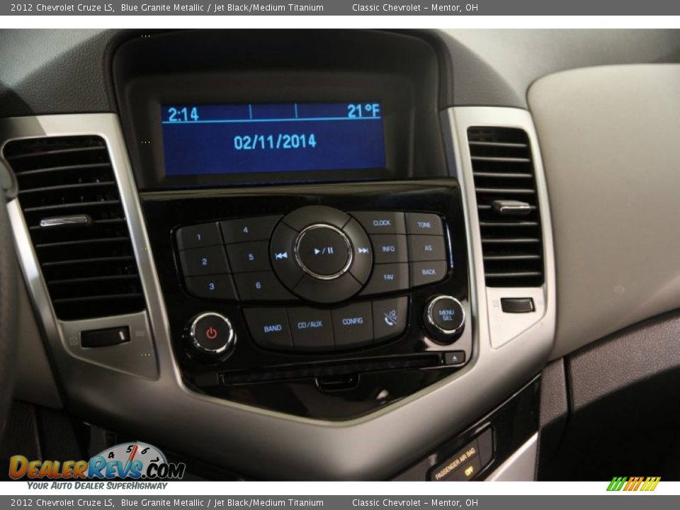 2012 Chevrolet Cruze LS Blue Granite Metallic / Jet Black/Medium Titanium Photo #9