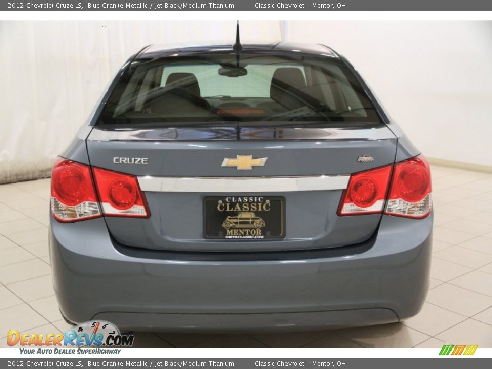 2012 Chevrolet Cruze LS Blue Granite Metallic / Jet Black/Medium Titanium Photo #14