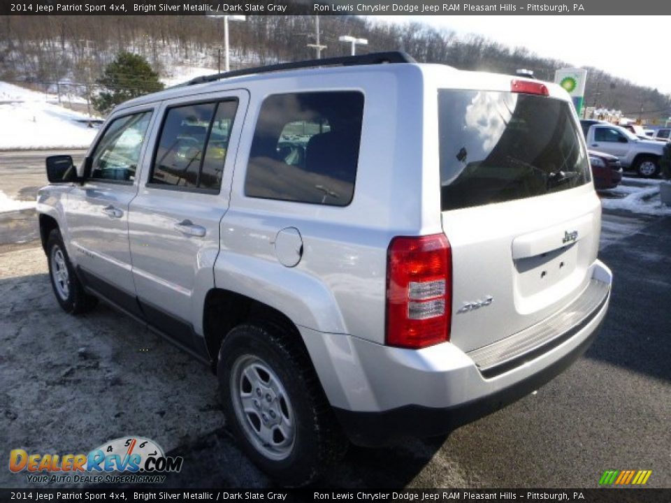 2014 Jeep Patriot Sport 4x4 Bright Silver Metallic / Dark Slate Gray Photo #3