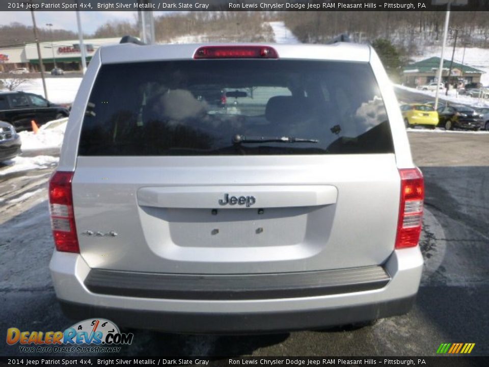 2014 Jeep Patriot Sport 4x4 Bright Silver Metallic / Dark Slate Gray Photo #4