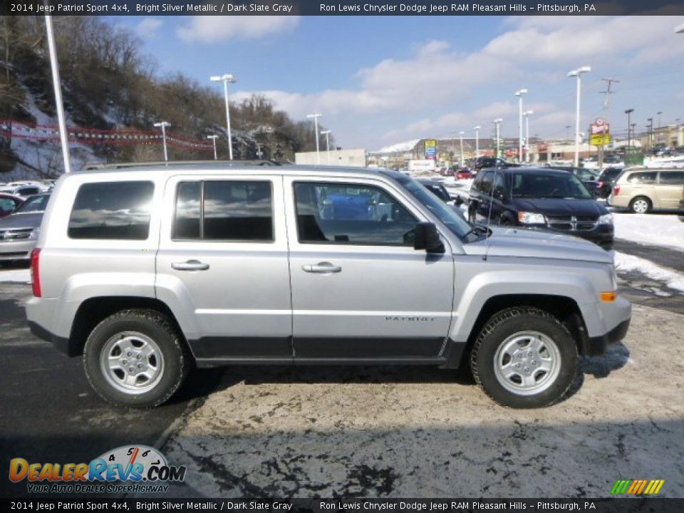 2014 Jeep Patriot Sport 4x4 Bright Silver Metallic / Dark Slate Gray Photo #6