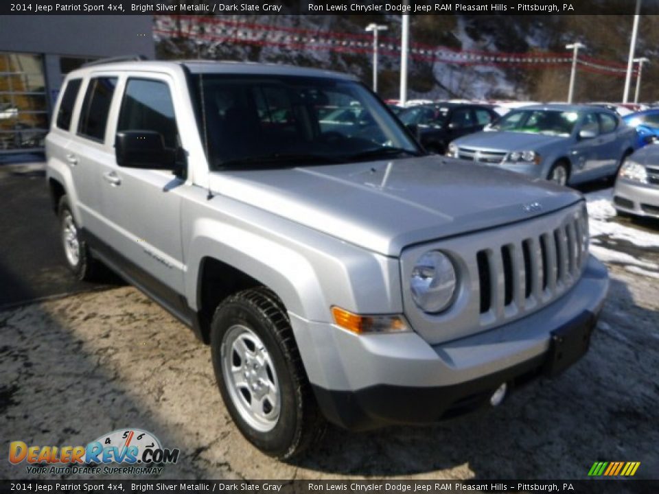 2014 Jeep Patriot Sport 4x4 Bright Silver Metallic / Dark Slate Gray Photo #7