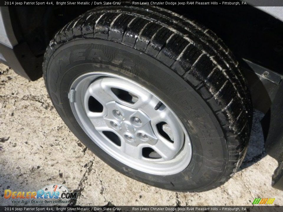 2014 Jeep Patriot Sport 4x4 Bright Silver Metallic / Dark Slate Gray Photo #9
