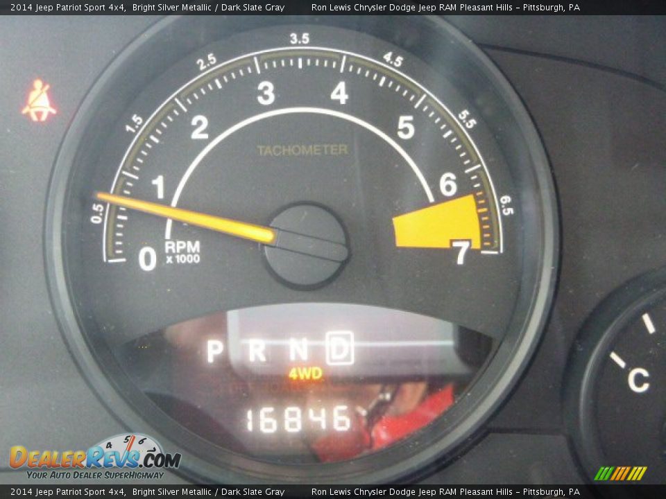 2014 Jeep Patriot Sport 4x4 Bright Silver Metallic / Dark Slate Gray Photo #19