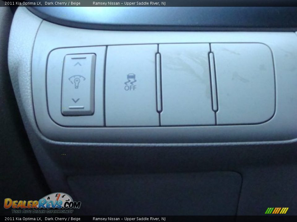 2011 Kia Optima LX Dark Cherry / Beige Photo #17