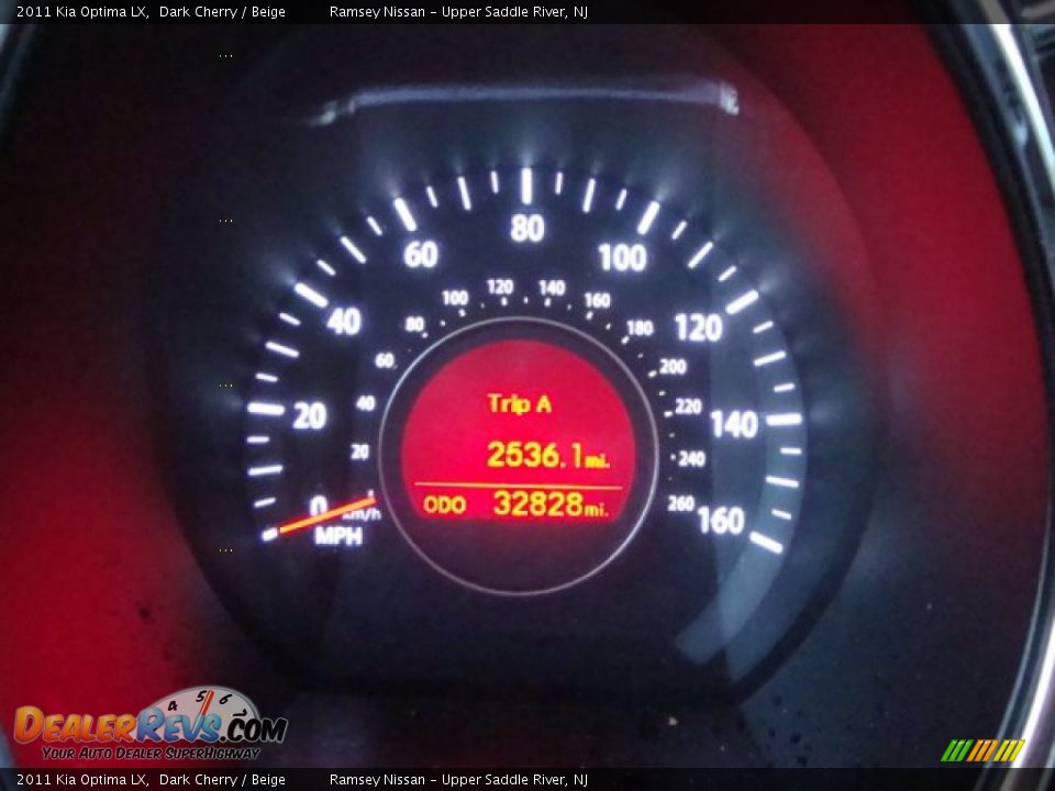 2011 Kia Optima LX Dark Cherry / Beige Photo #20