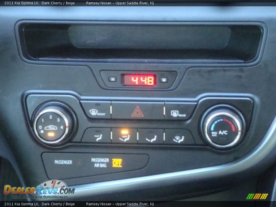 2011 Kia Optima LX Dark Cherry / Beige Photo #23