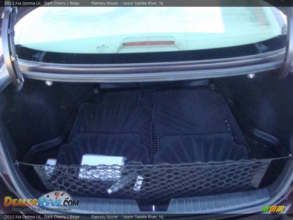 2011 Kia Optima LX Dark Cherry / Beige Photo #24